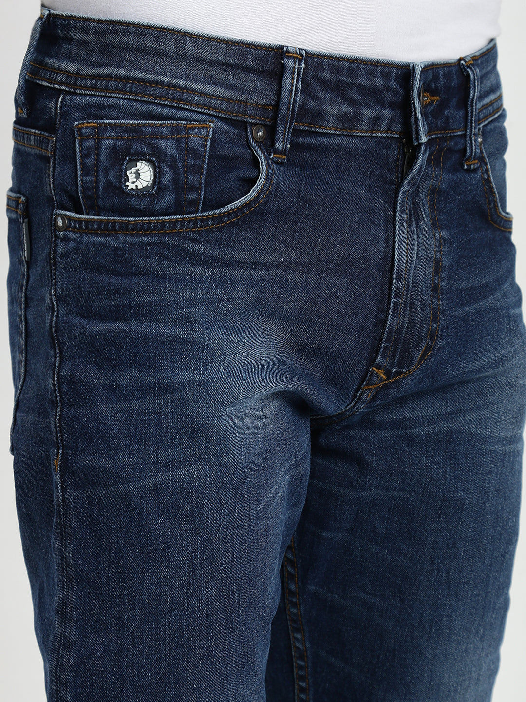 Blue Slim Fit Stretchable Jeans