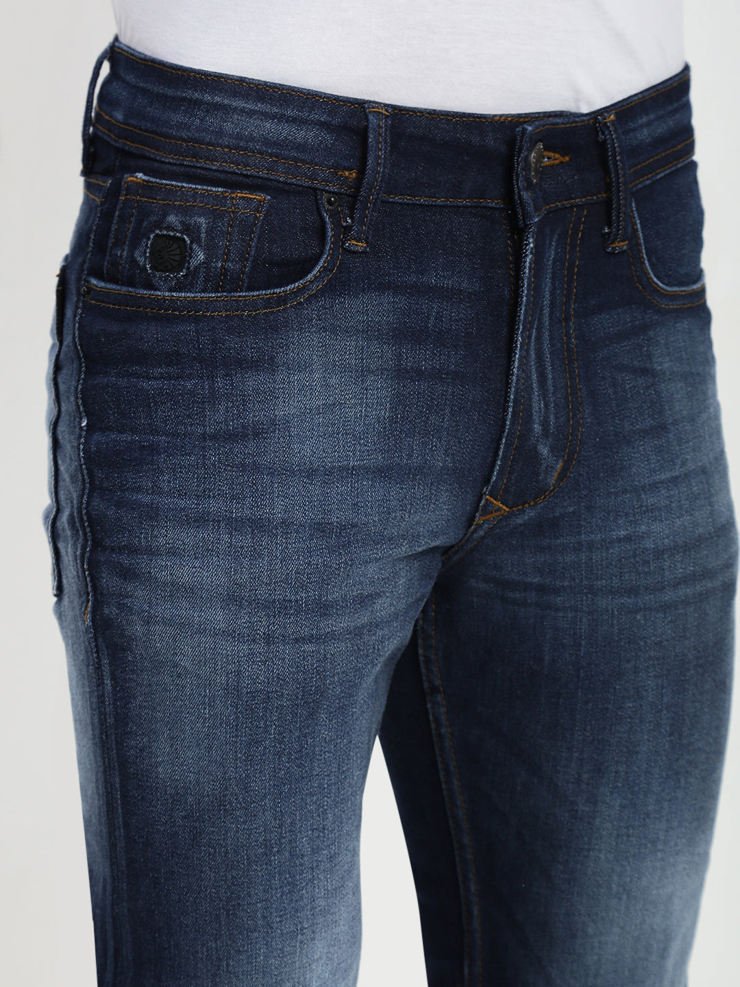 Raw Blue Slim Fit Stretchable Jeans