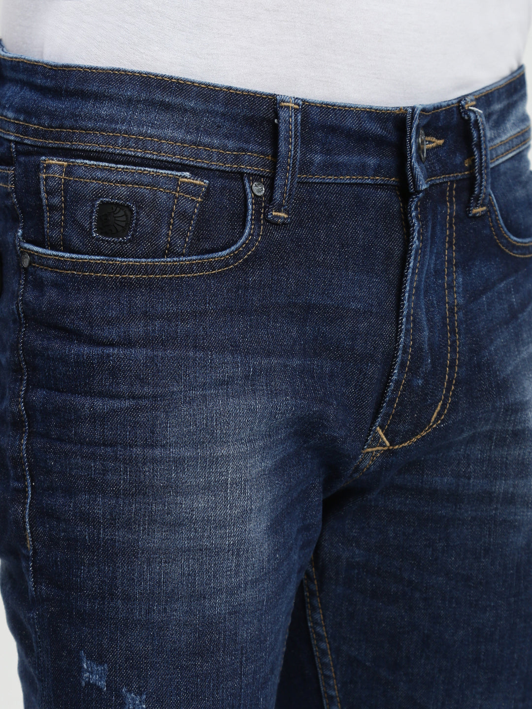 Dark Blue Slim Fit Stretchable Jeans