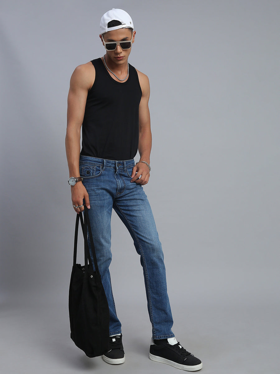 Mild Blue Comfort Slim Fit Stretchable Jeans