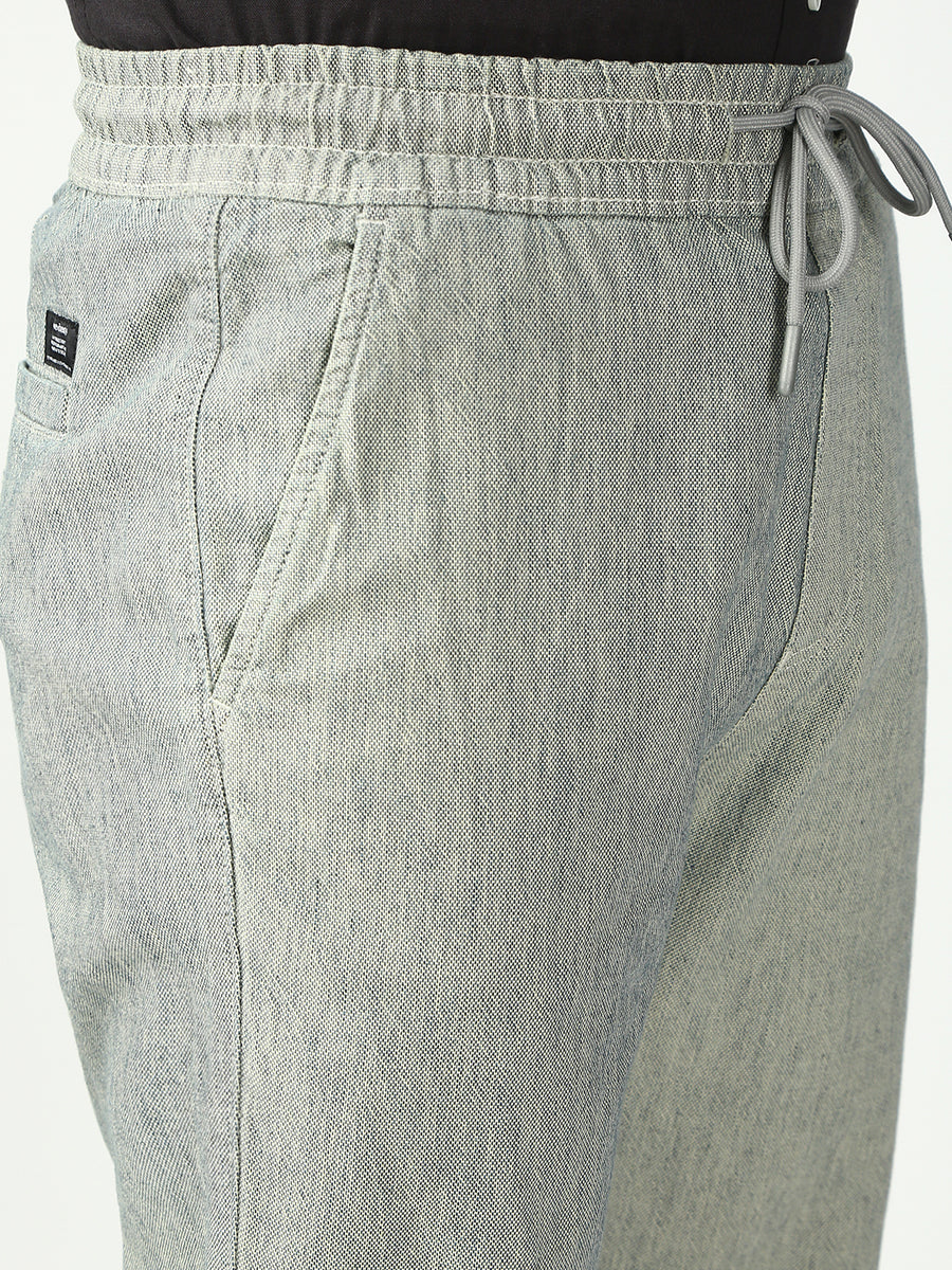 Vintage Gray Relax Fit Cross Pocket Cotton Pant
