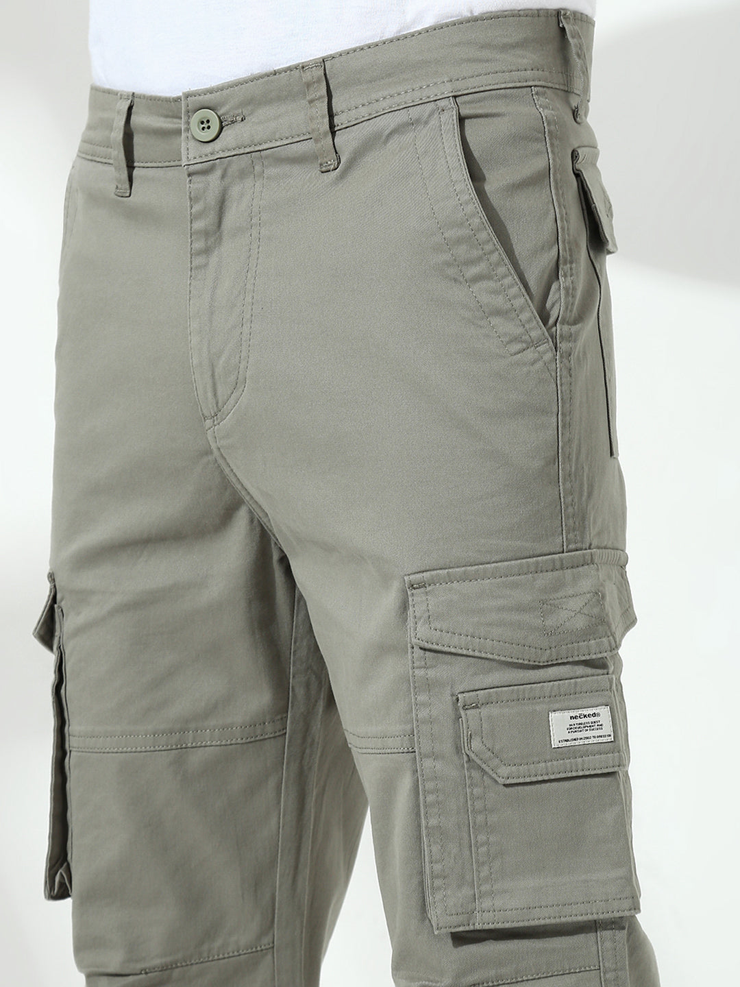 Stone 7 Pocket Regular Fit Cargo Paint