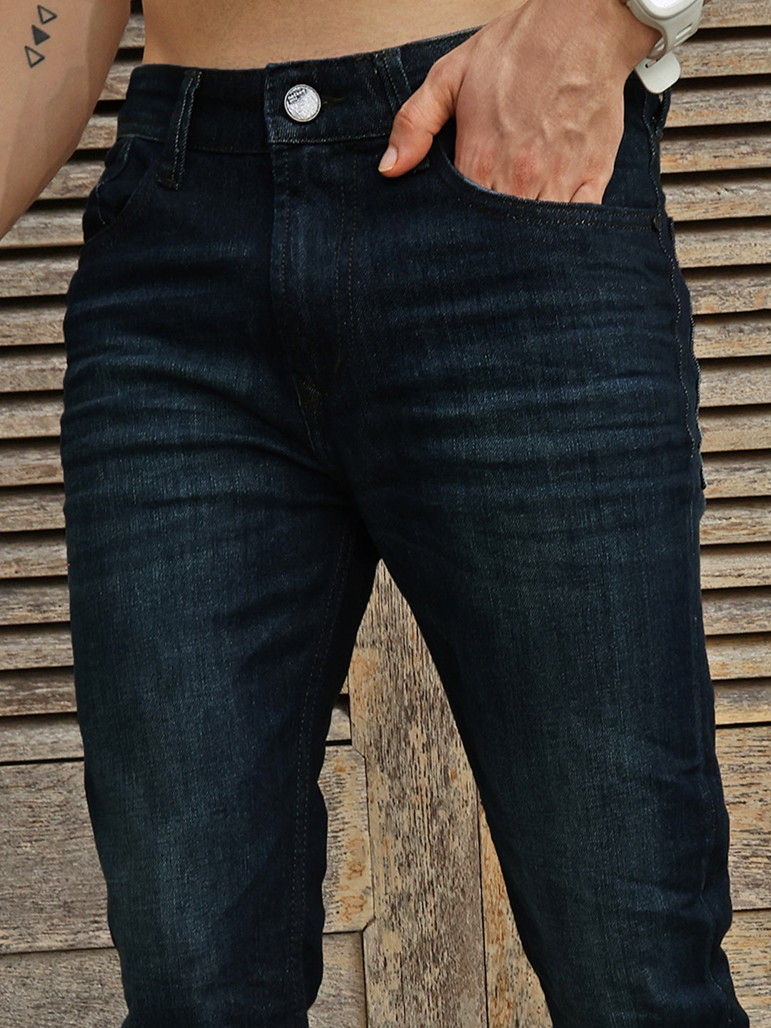 Vintage Blue Stretchable Jeans
