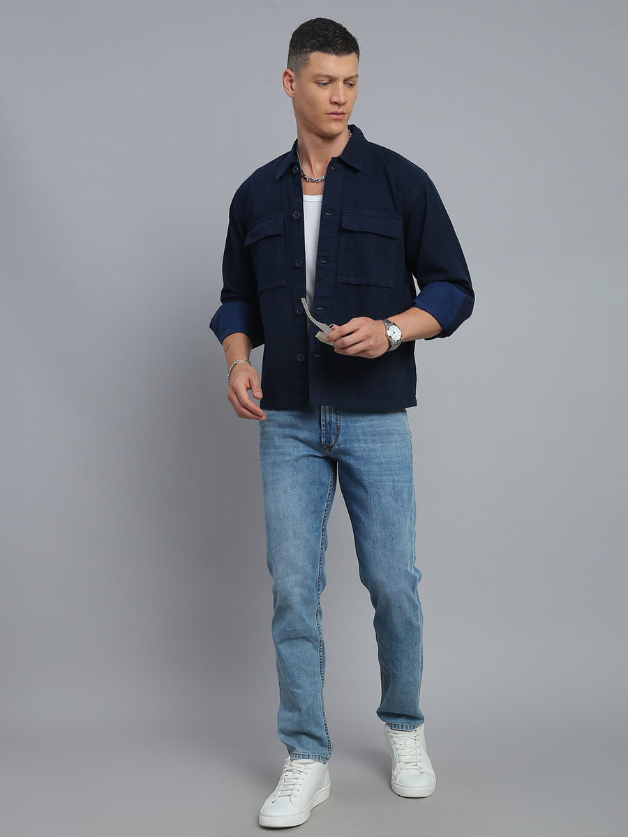 Light Blue Comfort Fit Stretchable Jeans