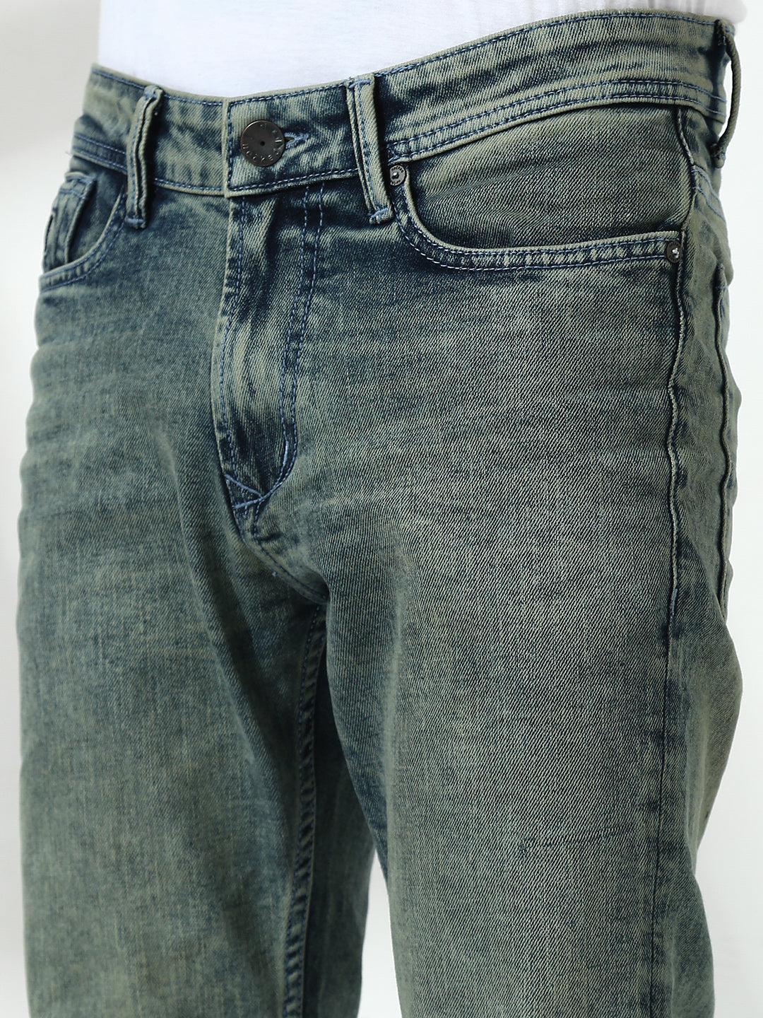 Vintage Light Blue  Slim Fit Stretchable Jeans