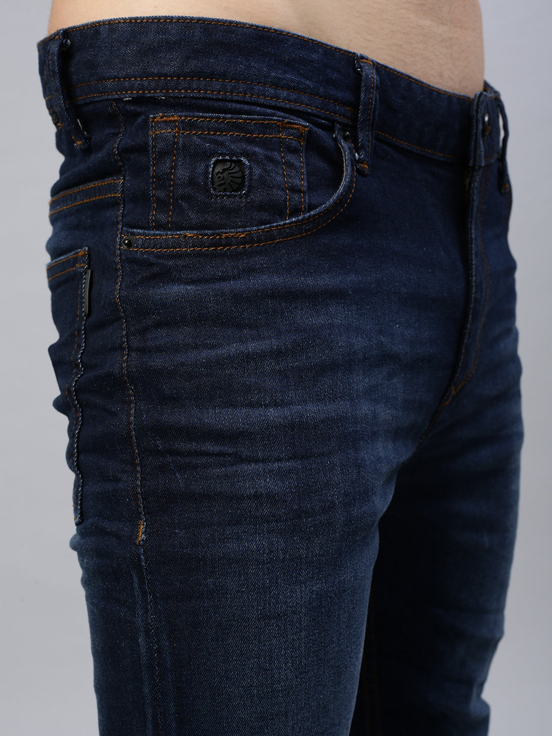 Vintage Dark Blue Stretchable Jeans