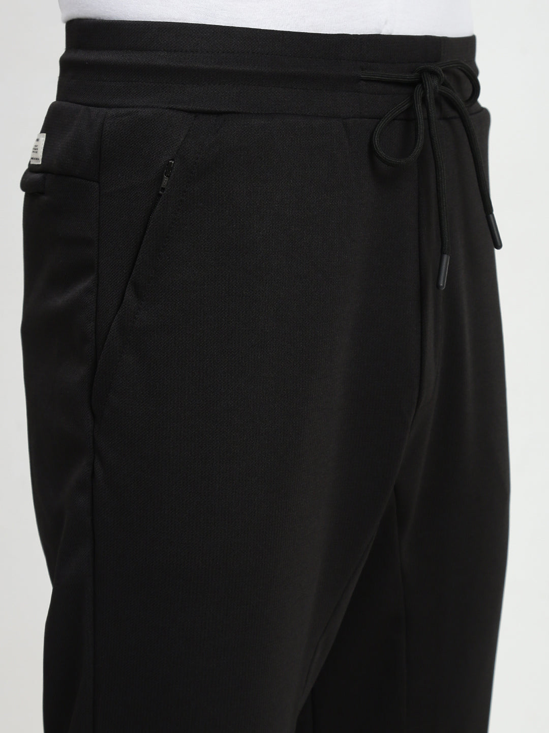 Black  Relax Fit Cross Pocket Lower