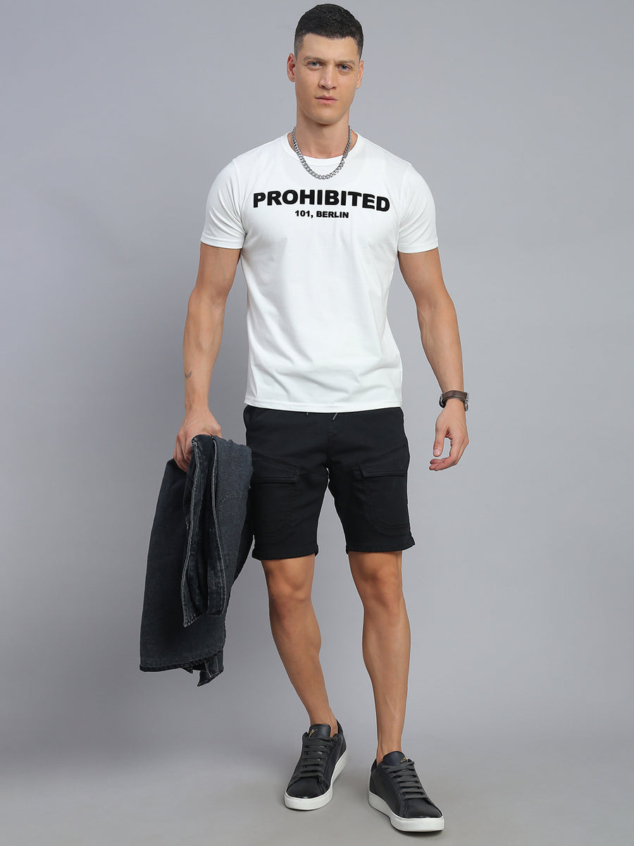 Black Comfort Fit Shorts
