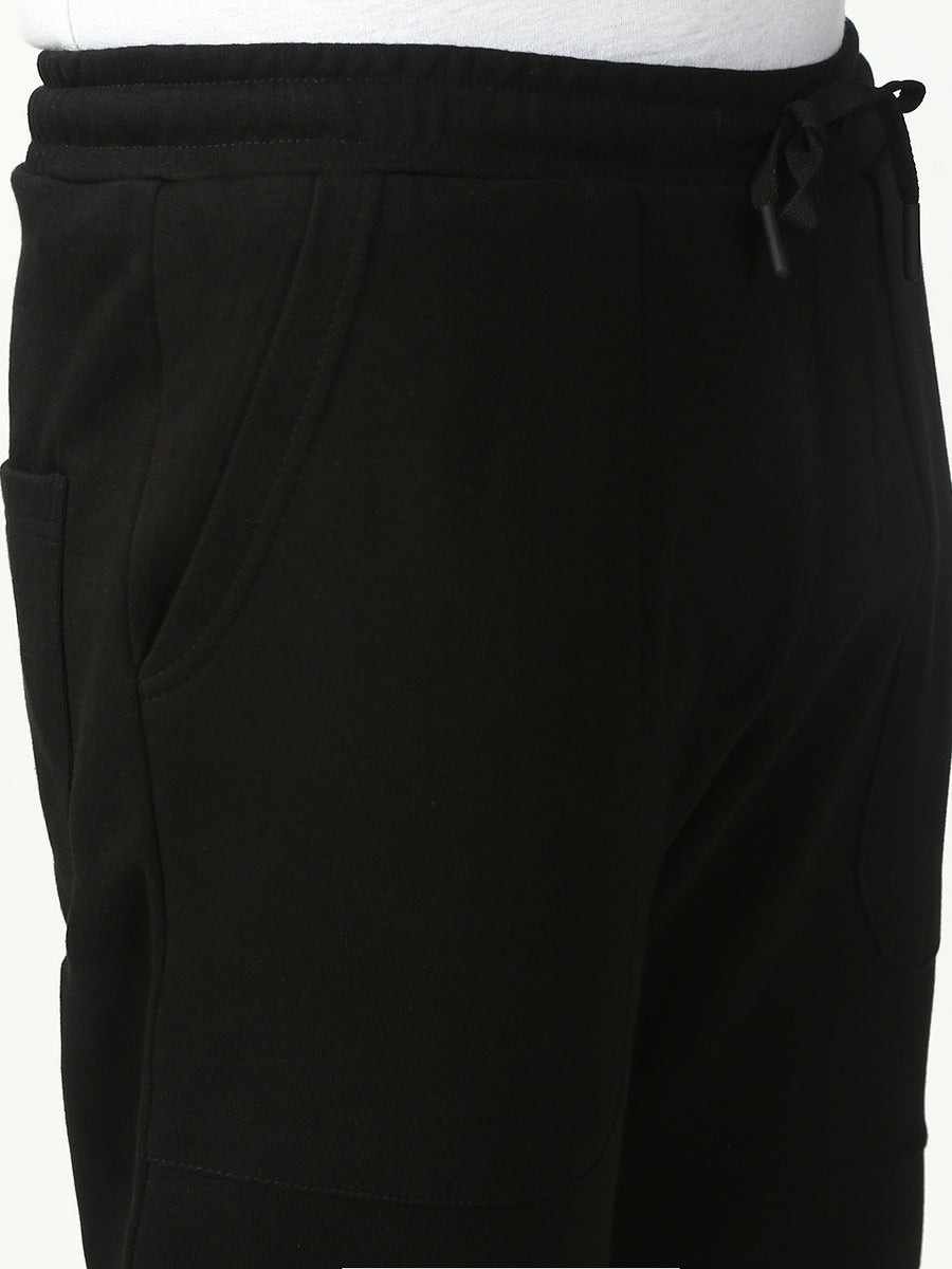 Black Slim Fit Stretchable Jogger