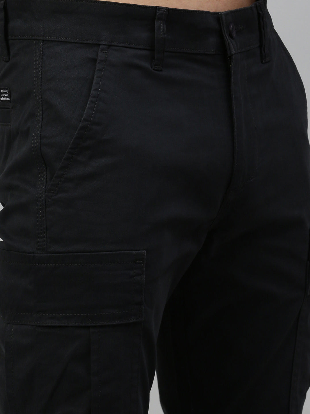 Dark Gray men’s premium cotton cargo pants