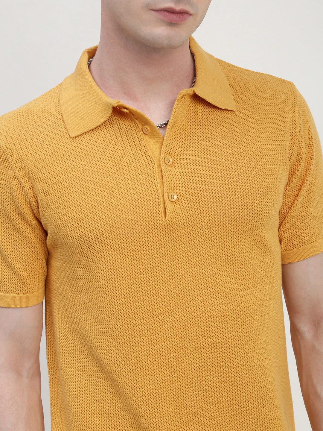 Polo See Through Mango Cotton T-Shirt