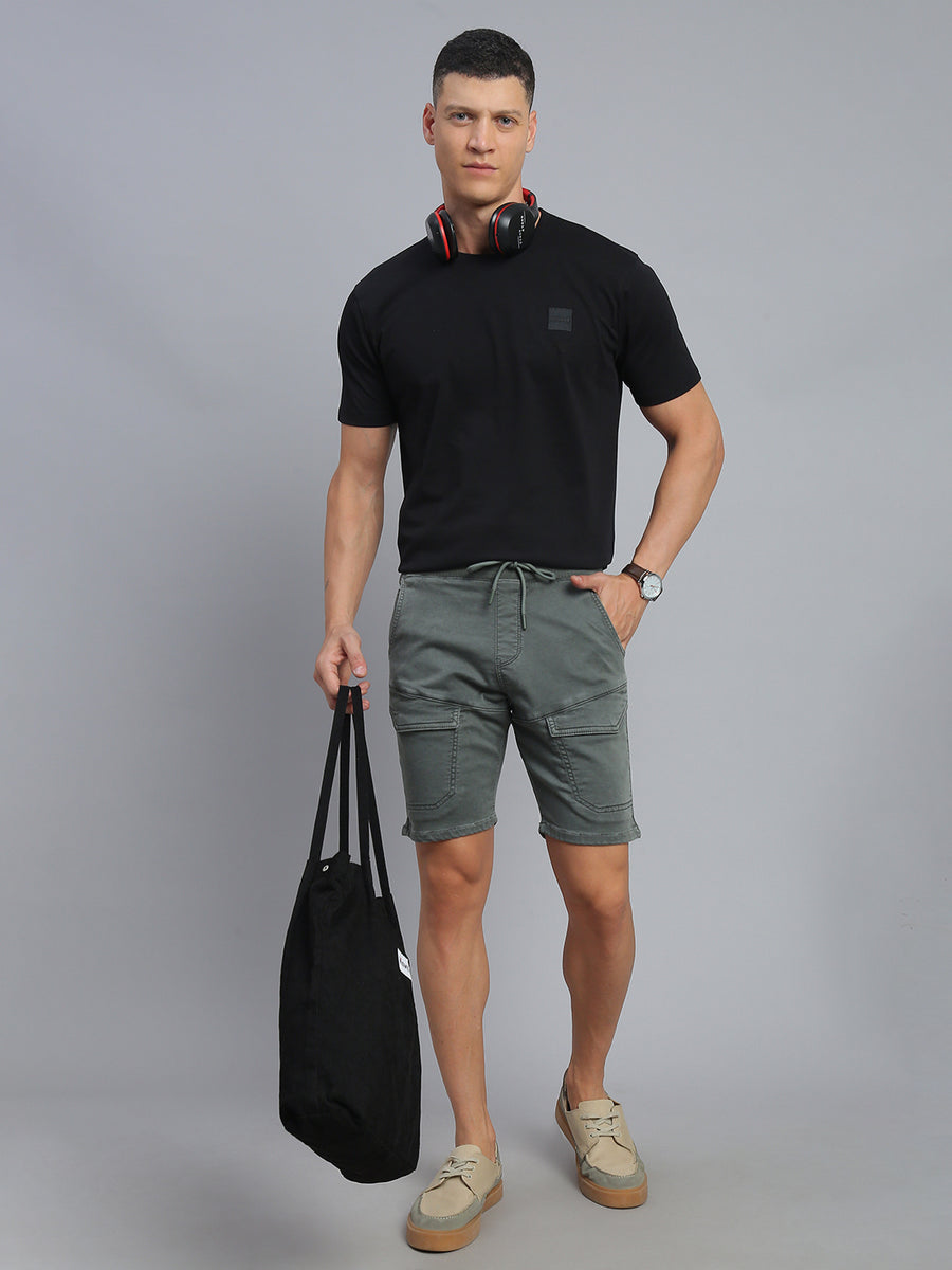 Sage Green Comfort Fit Shorts