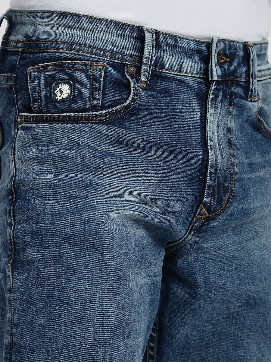 Mild Blue Slim Fit Stretchable Jeans