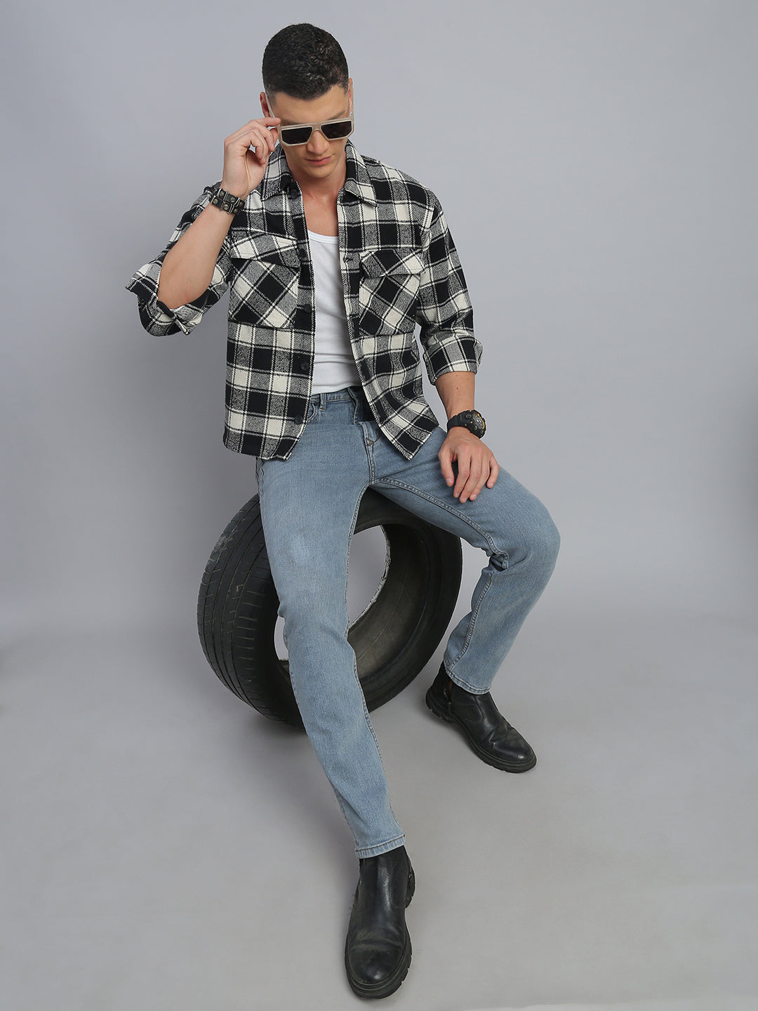 Light Blue Comfort Slim Fit Stretchable Jeans