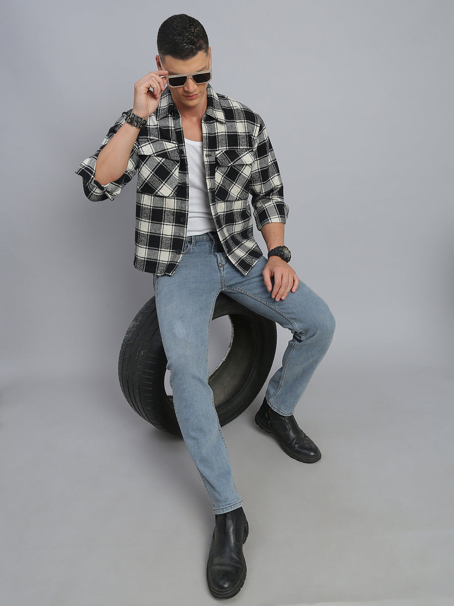Light Blue Comfort Slim Fit Stretchable Jeans