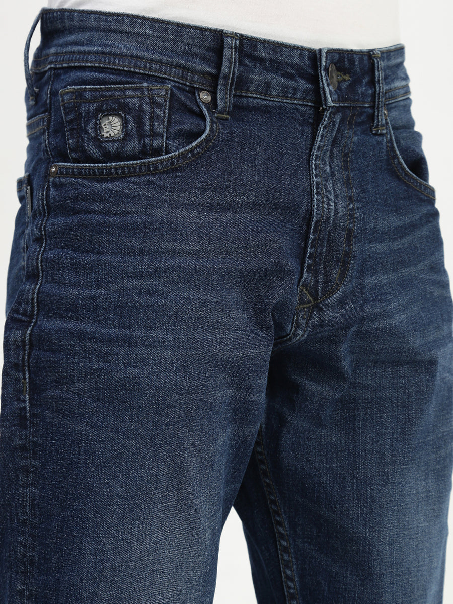 Dark Blue Relax Fit Stretchable Jeans