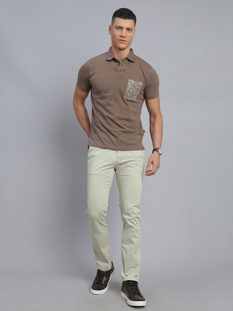 Ivory Comfort Slim Fit Chinos Paint