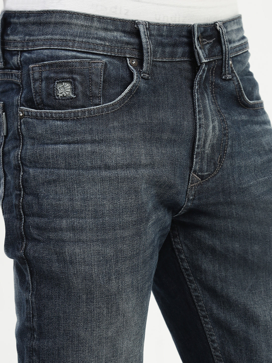 Dark Blue Comfort Slim Fit Stretchable Jeans