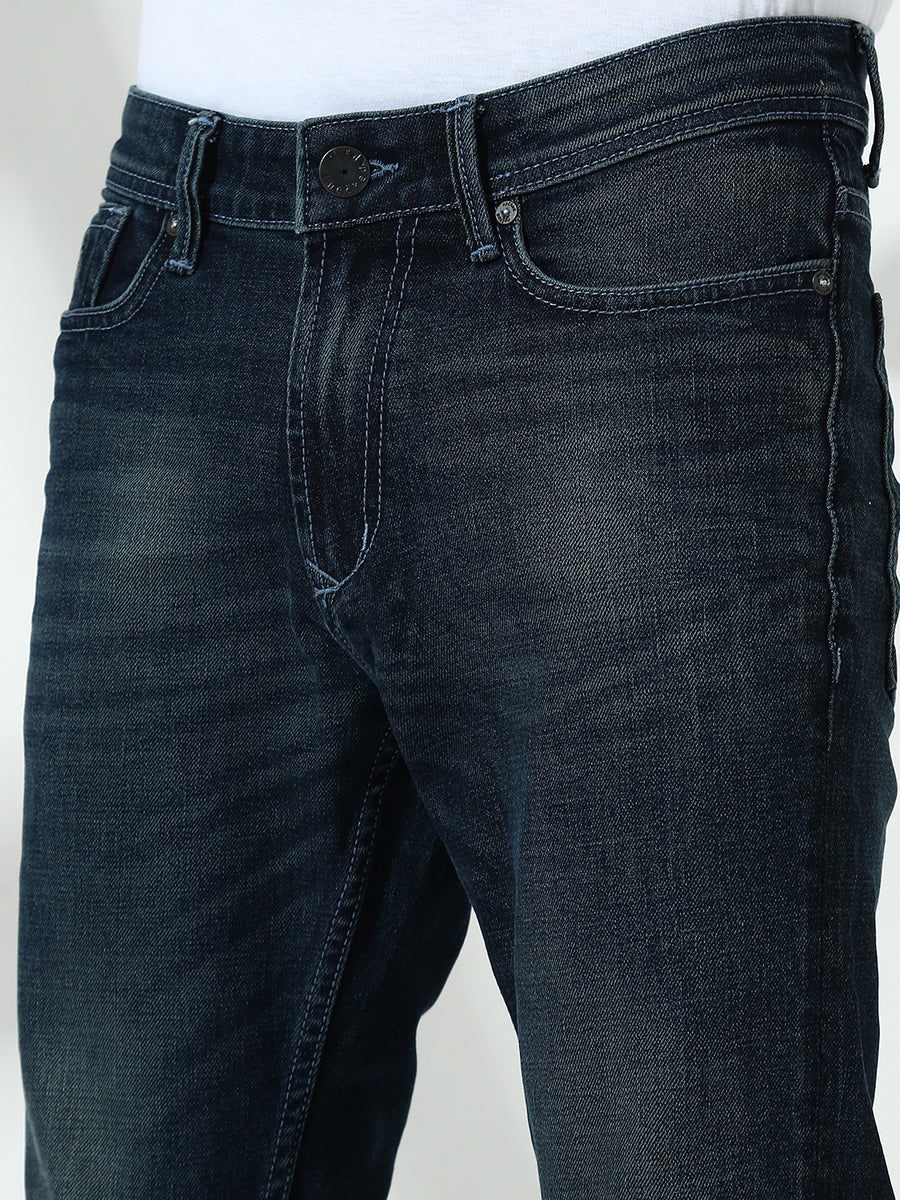 Blue Vintage  Slim Fit Stretchable Jeans