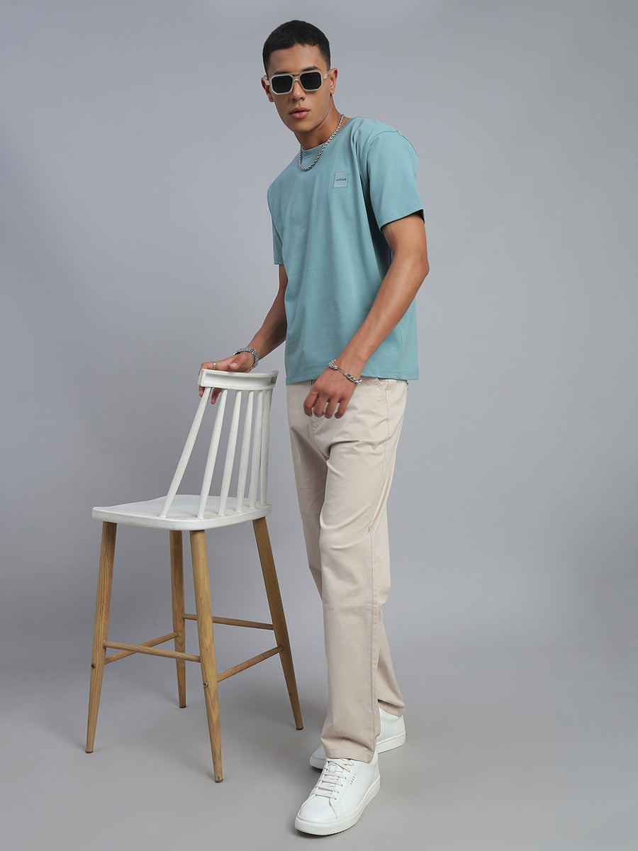 Dusty Mint Polo Cotton T-Shirt