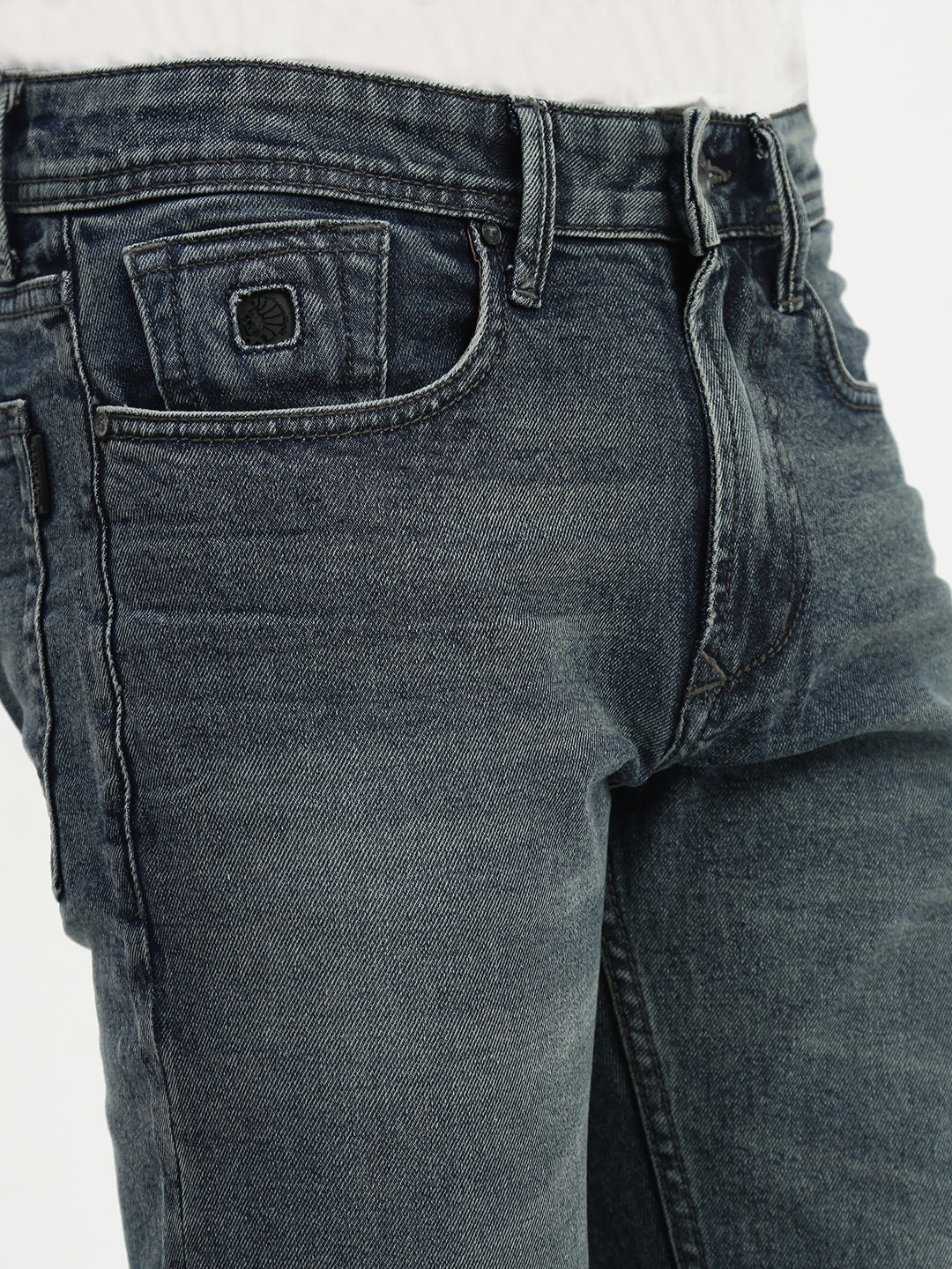 Vintage Gray Comfort Slim Fit Stretchable Jeans