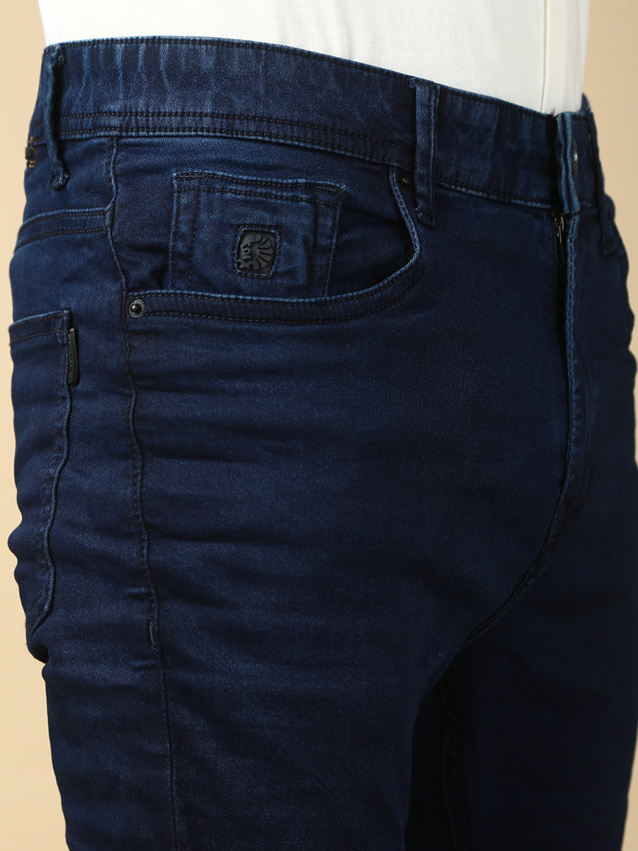 Navy Blue Skinny Fit Stretchable Jeans