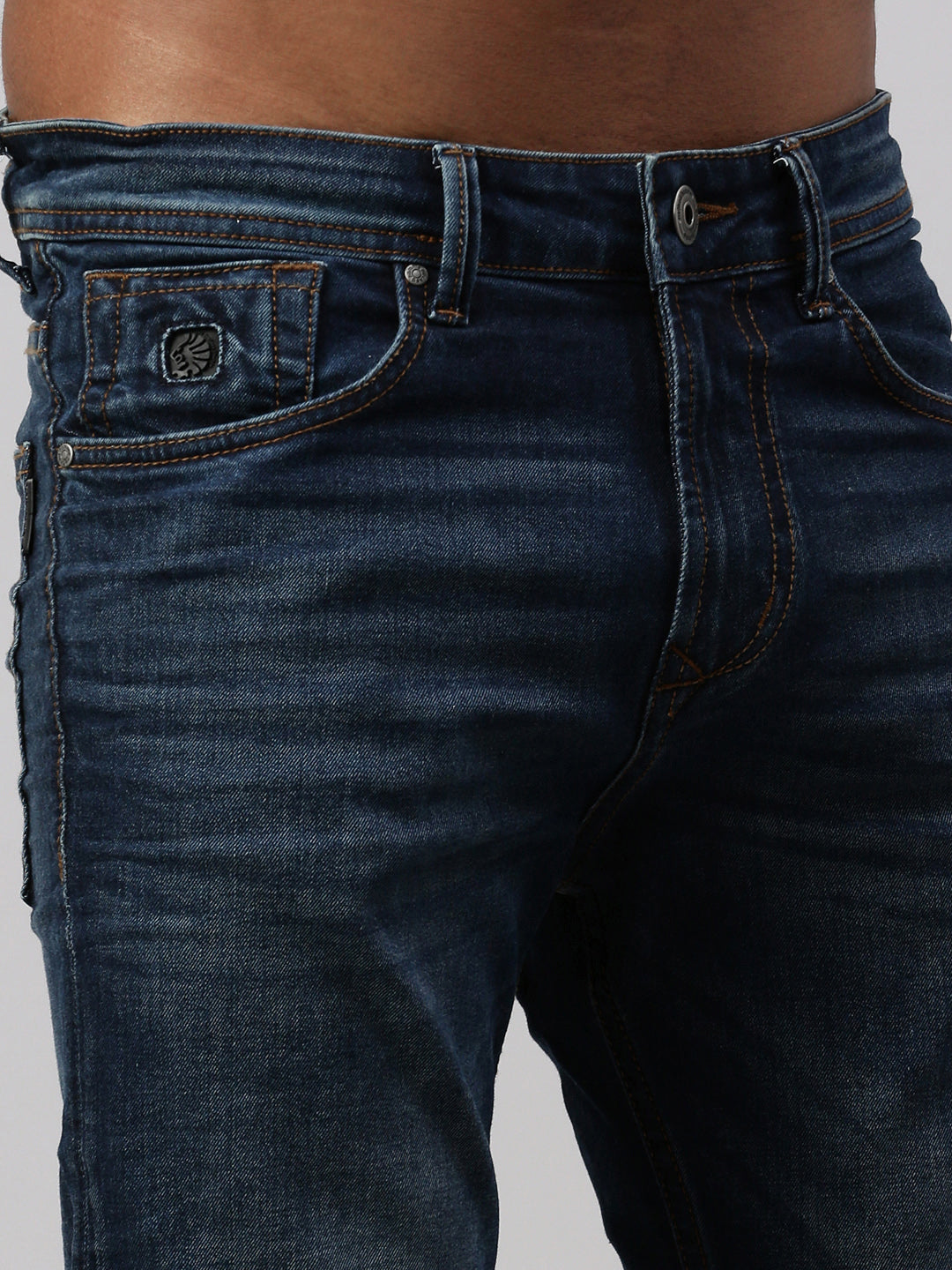 Vintage Mild Blue Slim Fit Stretchable Jeans