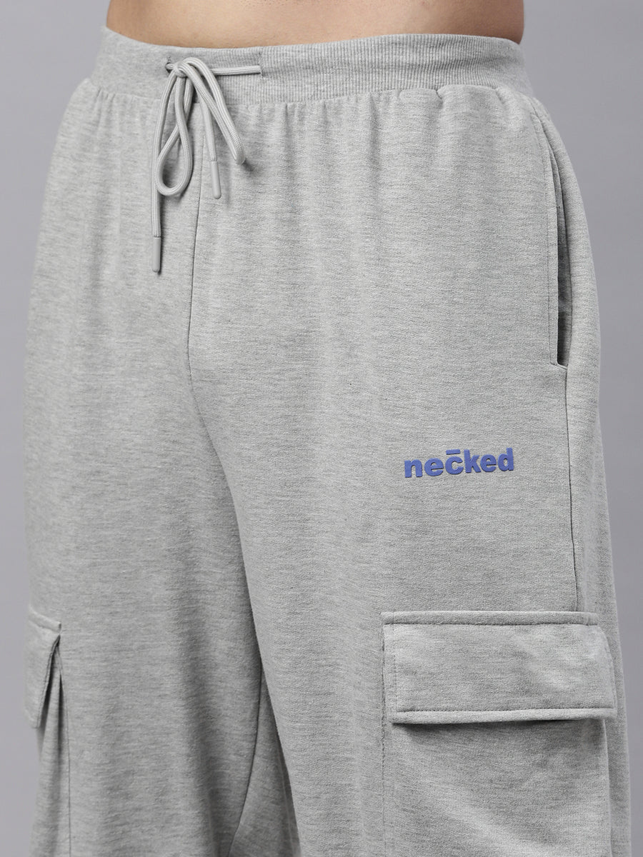 Light Gray Cotton Oversize Lower