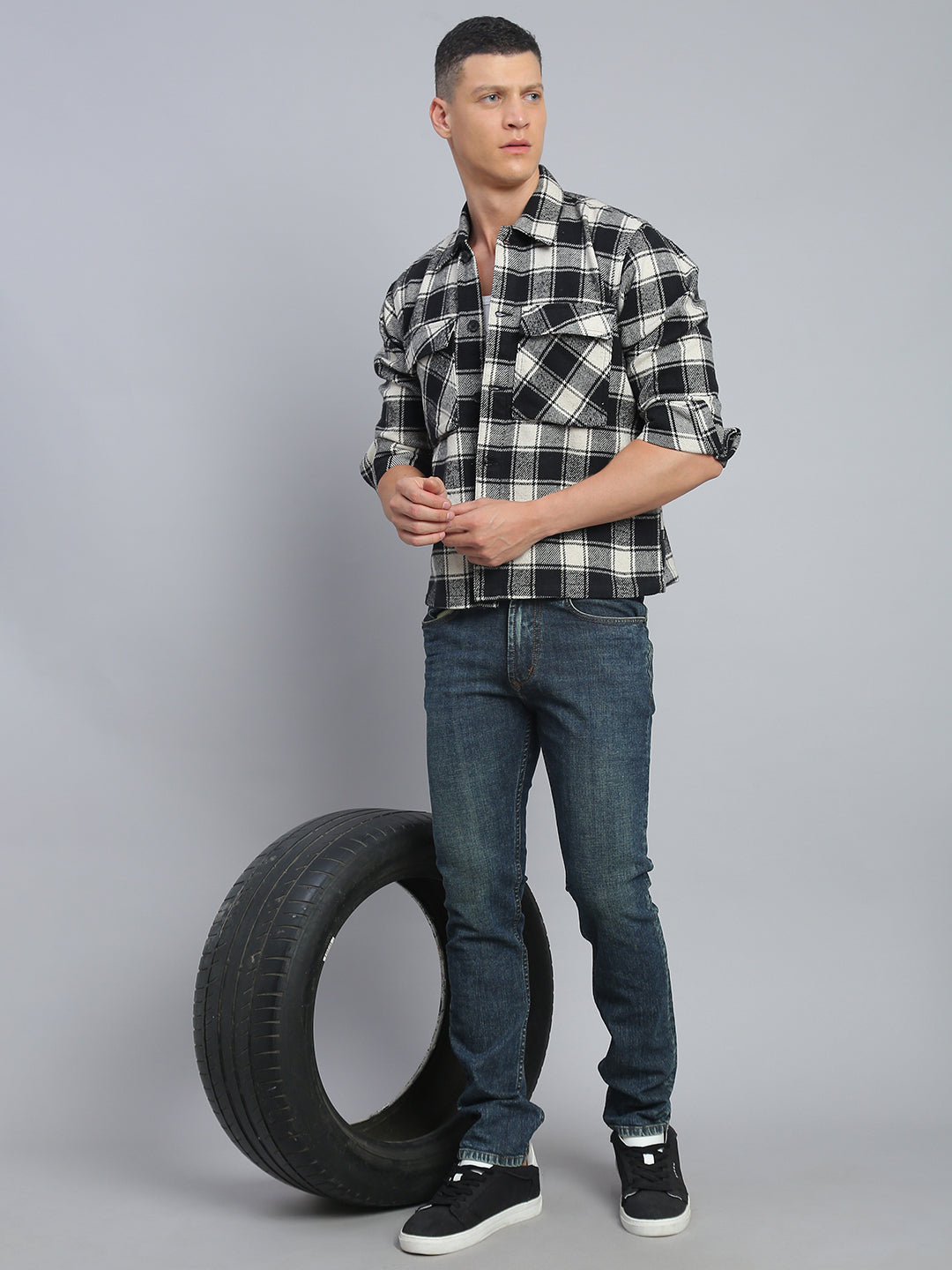 Dark Blue Comfort Slim Fit Stretchable Jeans