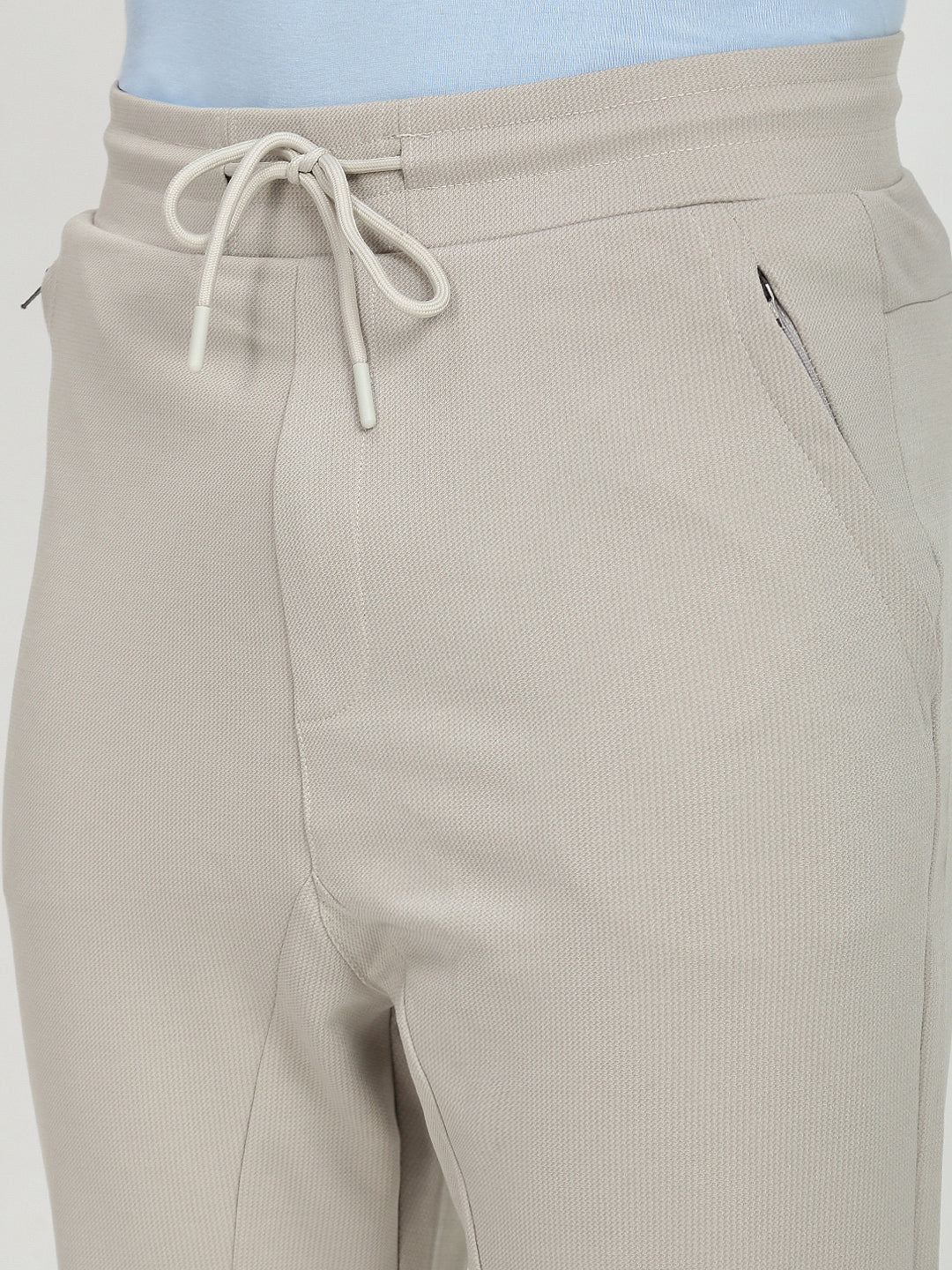 Beige  Relax Fit Cross Pocket  Lower