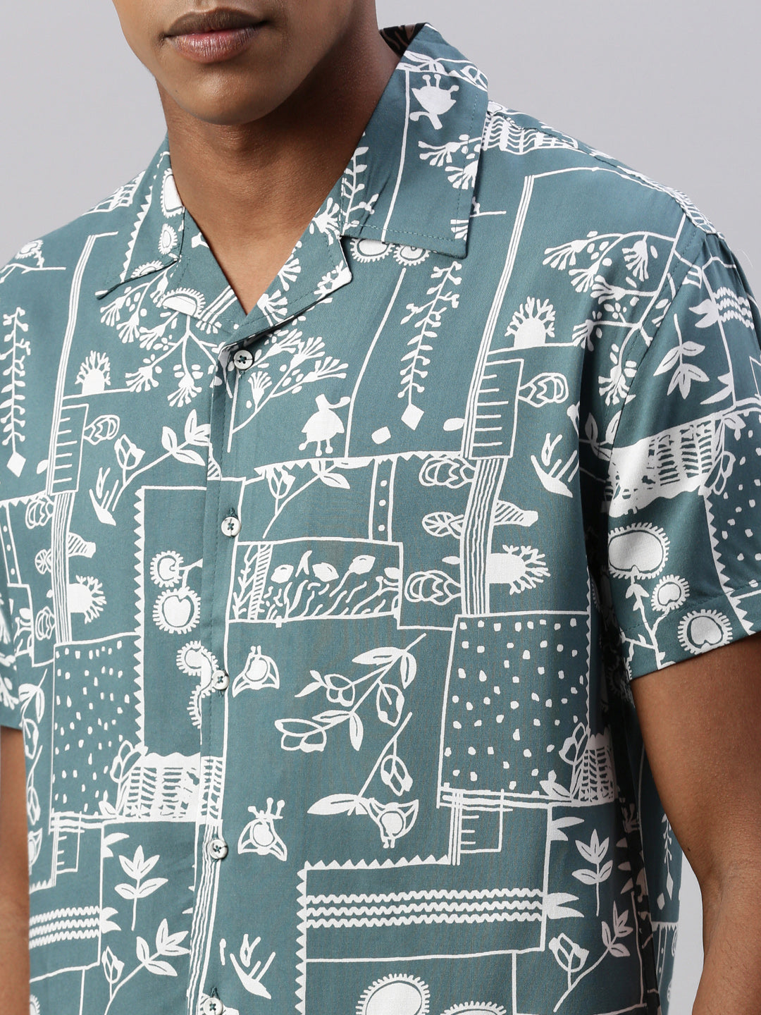 Printed Regular Fit Co-Ords For Men’s