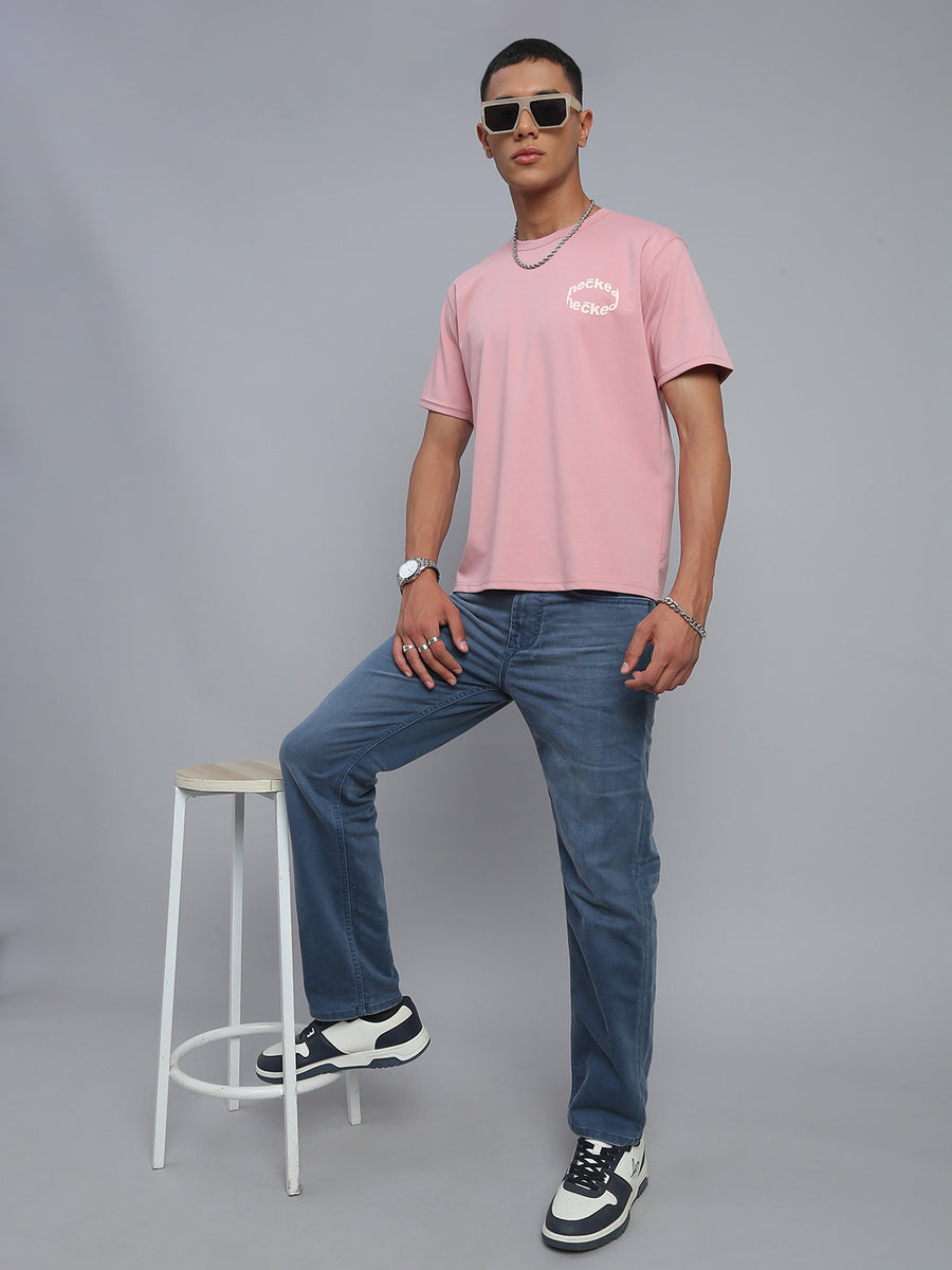 Light Indigo Blue Regular Straight Fit Stretchable Jeans