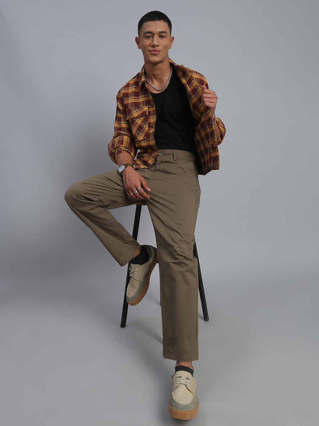 Army Straight Fit Chinos Paint