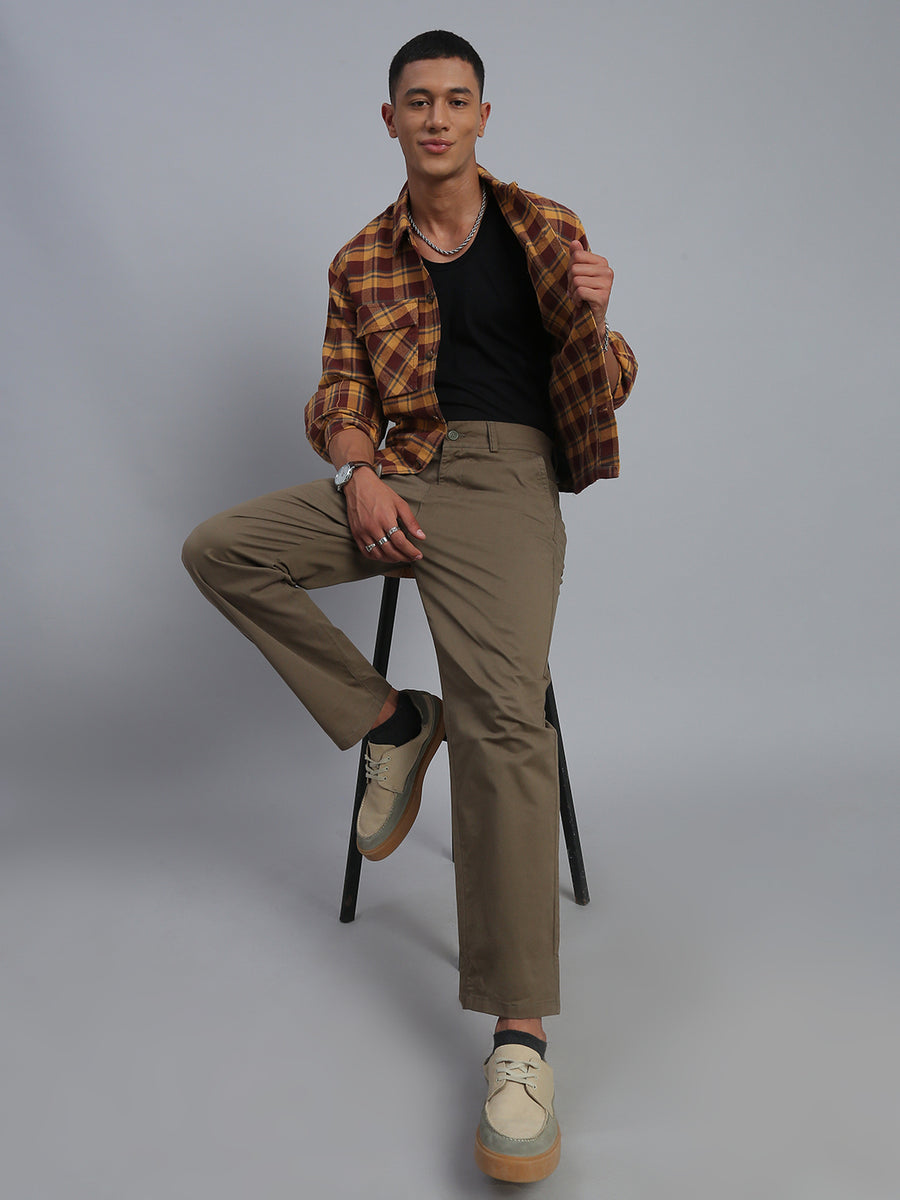 Army Straight Fit Chinos Paint