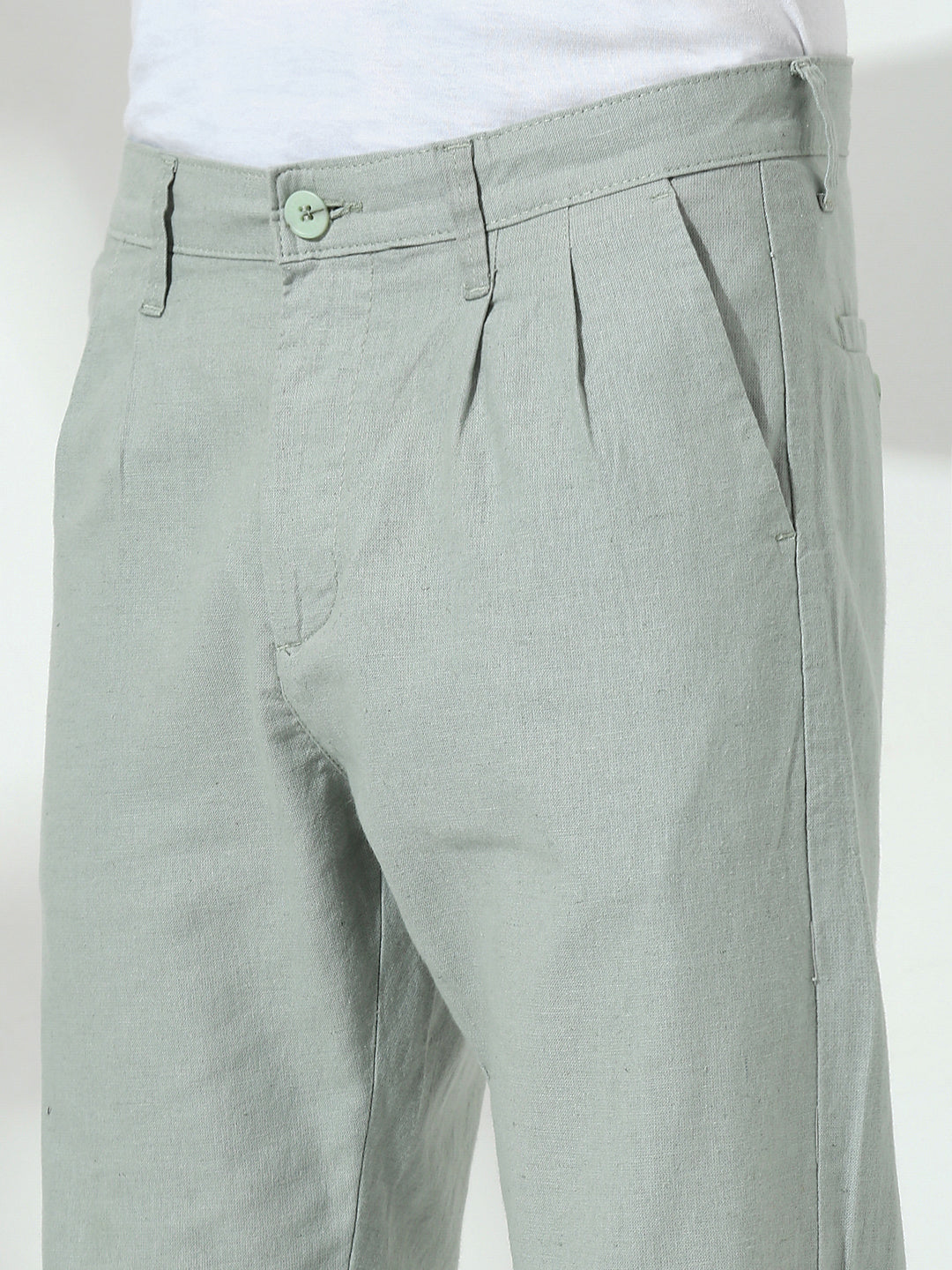 Pista Relax Fit Zip Pocket Linen Pant