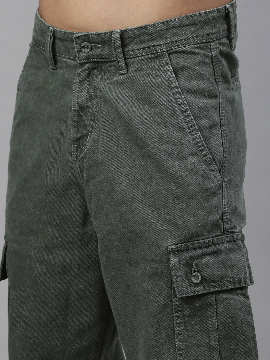 Evergreen Fog Loose Fit Cargo
