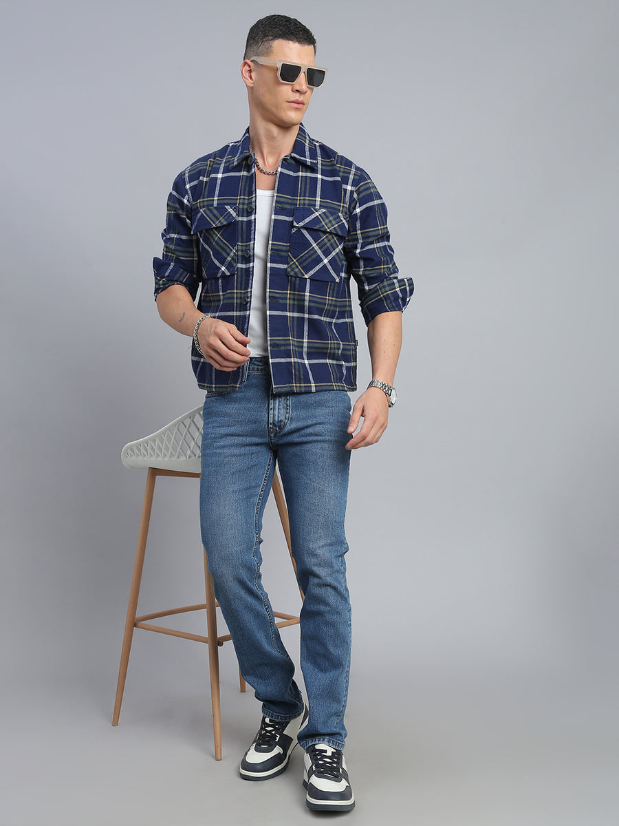 Blue Comfort Slim Fit Stretchable Jeans