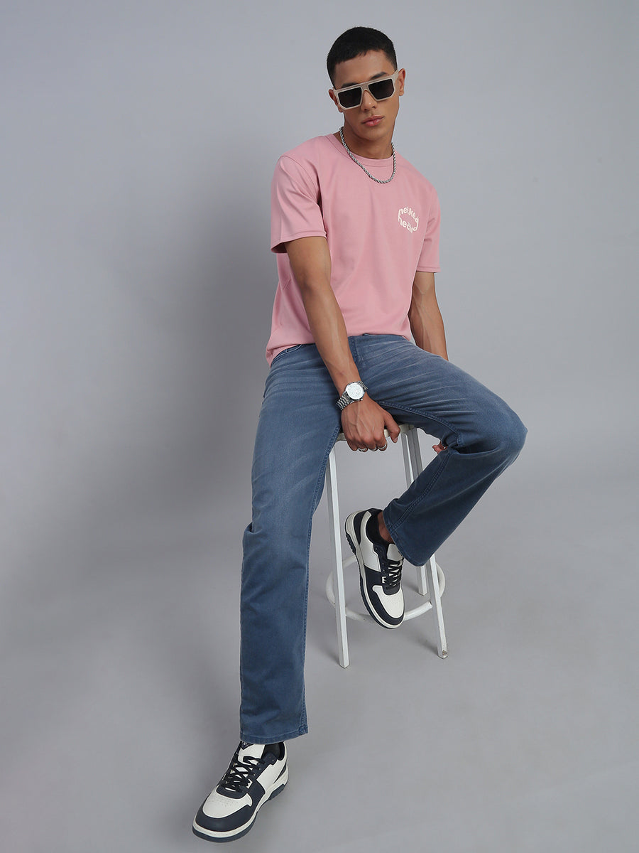 Blush Pink Polo Cotton T-Shirt