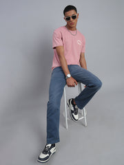 Blush Pink Polo Cotton T-Shirt