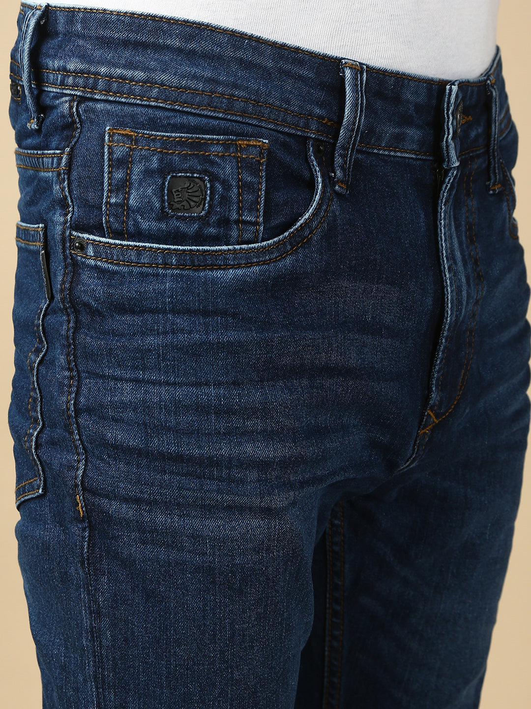 Mild Blue Slim Fit Stretchable Jeans