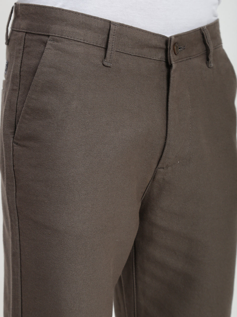 Mouse Relax Fit Cross Pocket Drill Linen Pants