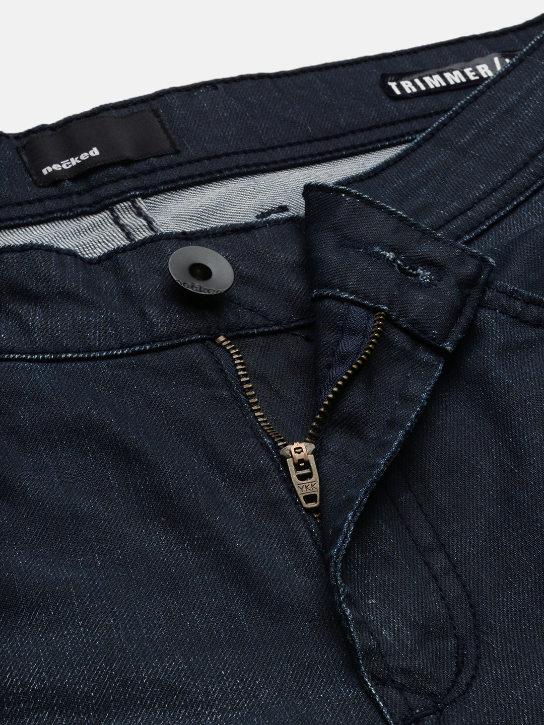 Dark Blue Straight Stretchable Jeans
