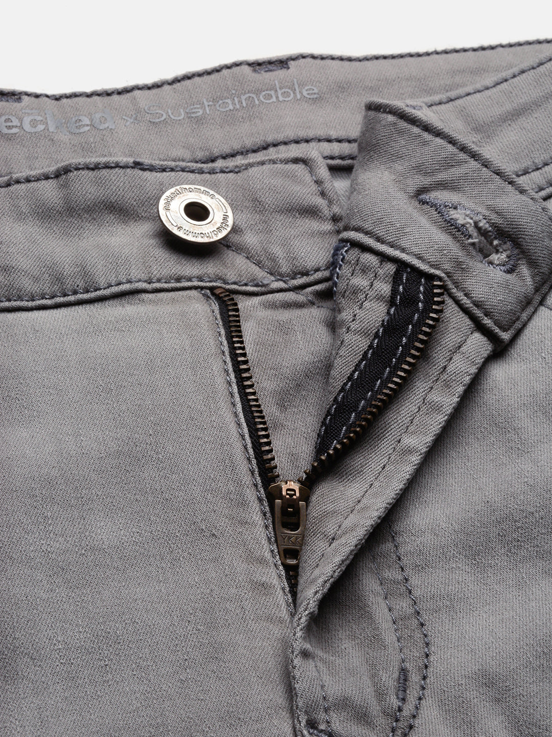 Vintage Gray Skinny Stretchable Jeans