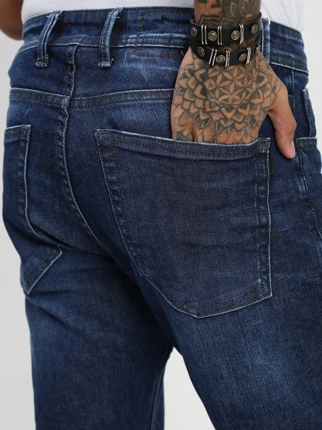 Blue Slim Fit Stretchable Jeans