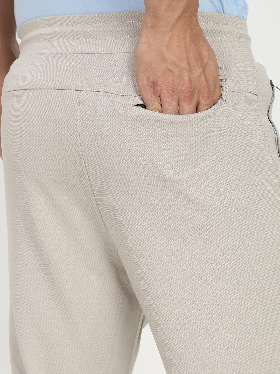 Beige  Relax Fit Cross Pocket  Lower