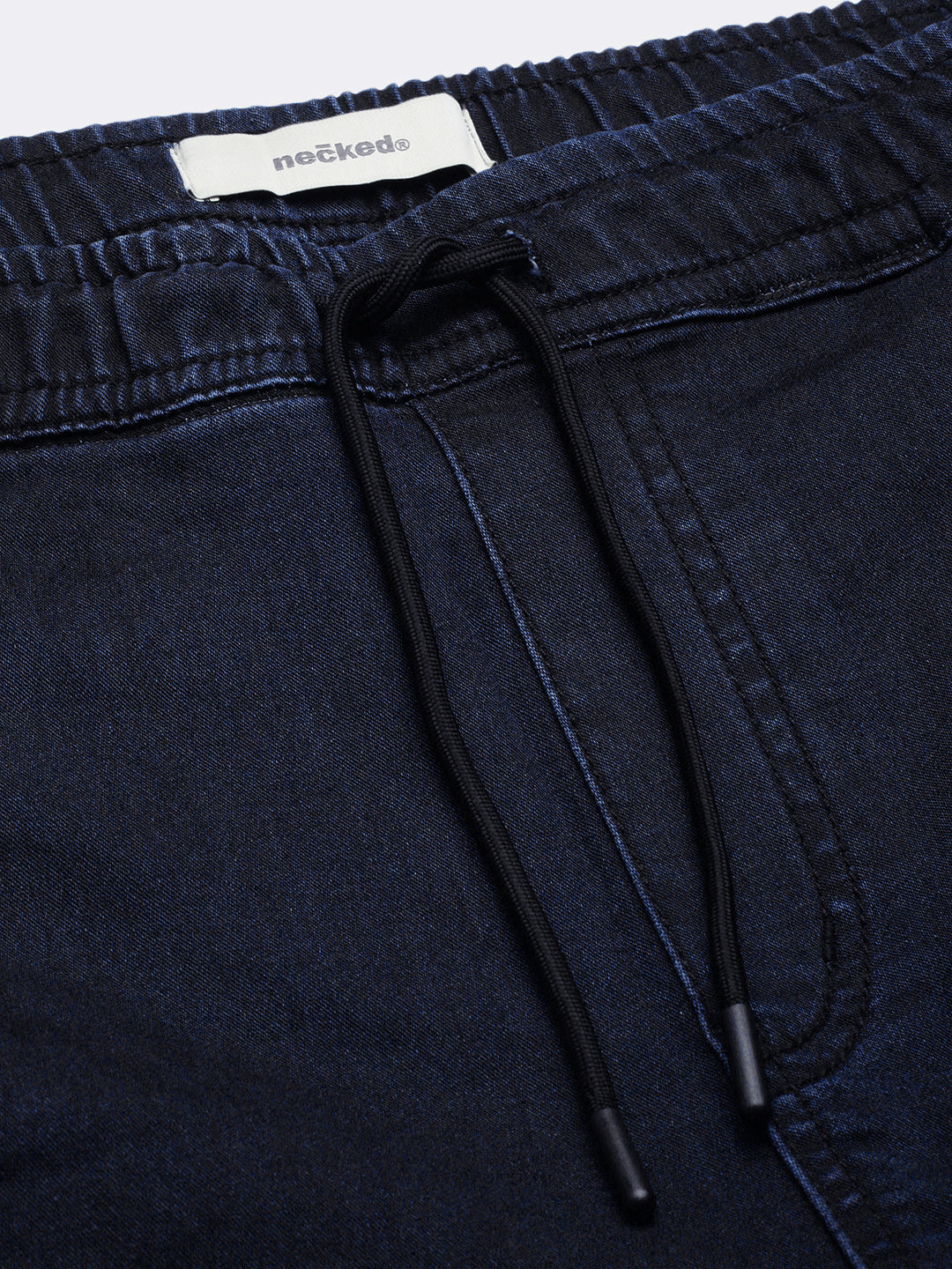 Dark Blue Slim Fit Cross Pocket Joggers