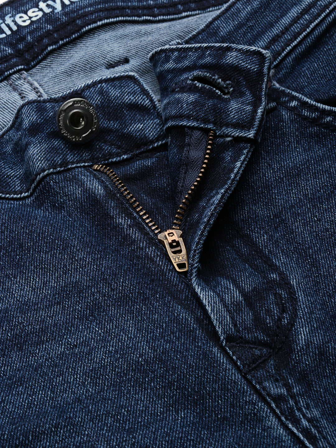 Blue Mild Vintage Slim Fit Stretchable Jeans