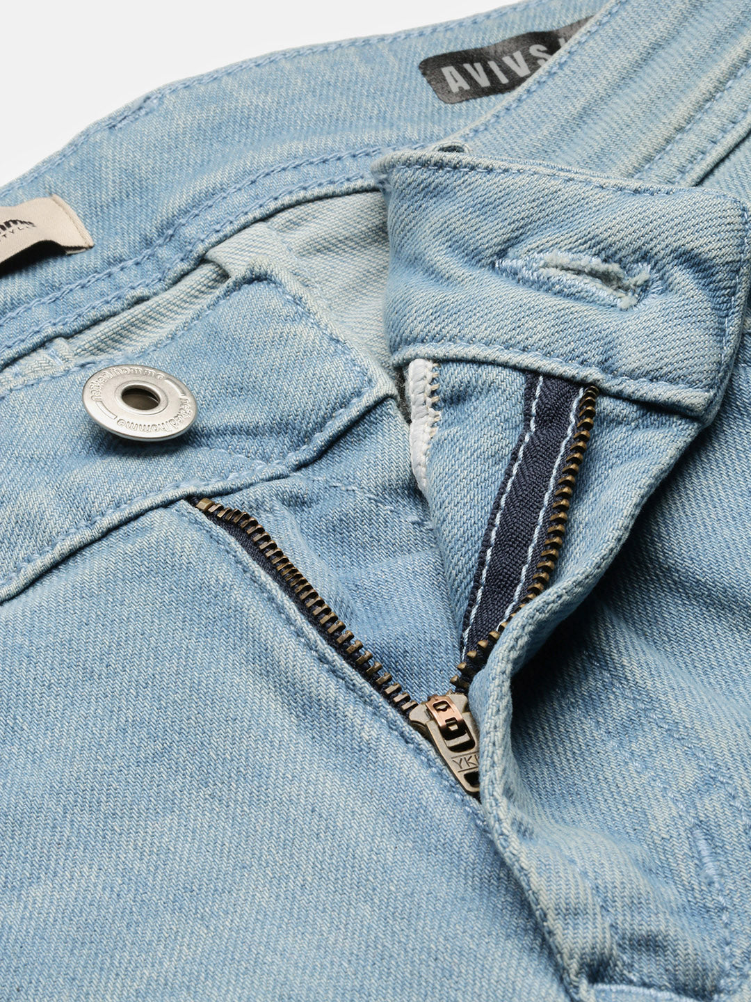 Vintage Light Blue Skinny Stretchable Jeans