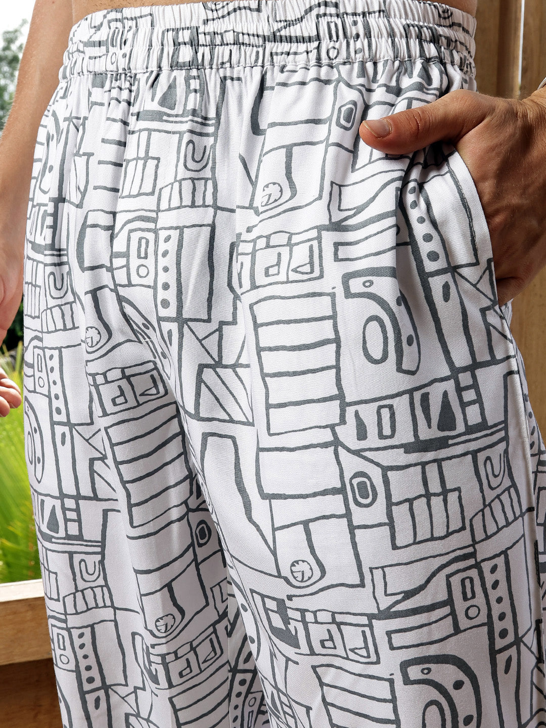 Printed Regular Fit Co-Ords For Men’s