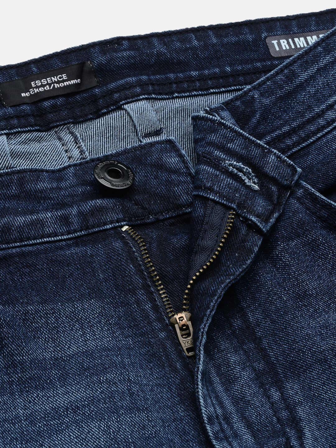 Vintage Blue Straight Stretchable Jeans